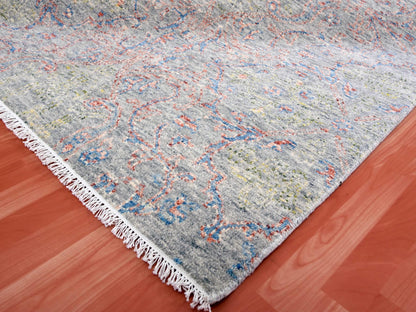 Oushak Oushak hand-knotted wool rug in Gray, 9' x 11'10" — SKU O075305 (view 6)