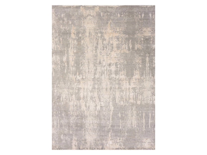 Grey 10'0" x 14'1" Modern / Contemporary Hand knotted Wool/Silk Rug - Sku: O075334