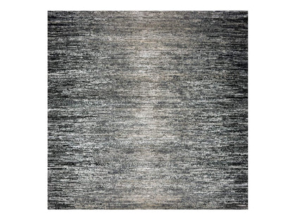 Grey 10'1" x 10'1" Modern / Contemporary Hand knotted Wool/Silk Rug - Sku: O075340