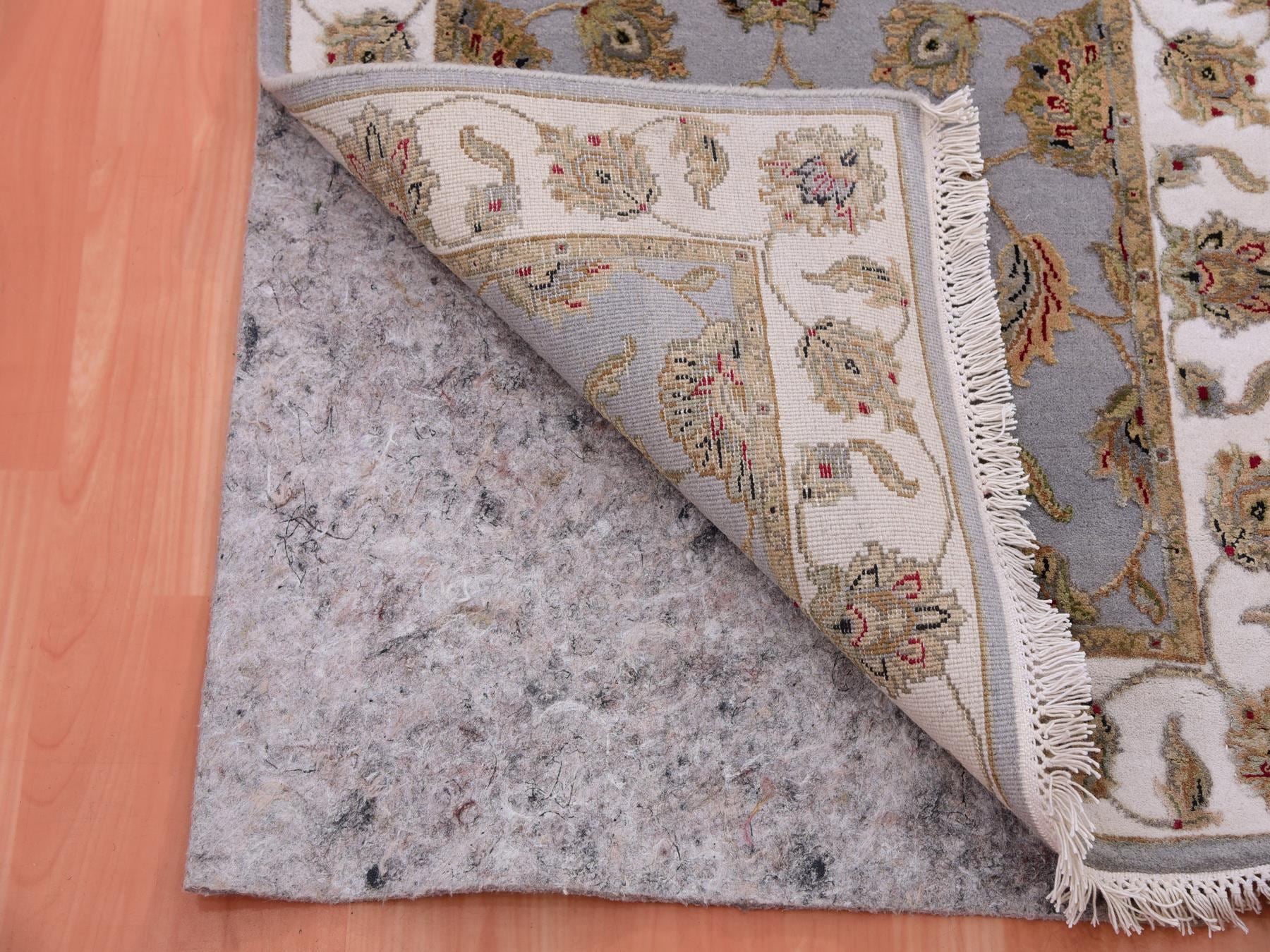 Rajasthan Traditional hand-knotted wool runner in Blue, 2'8" x 21'0", SKU O075364