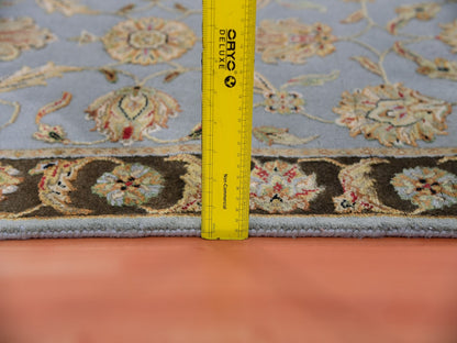Grey 2'8" x 20'8" Rajasthan Hand knotted Wool Rug - Sku: O075371