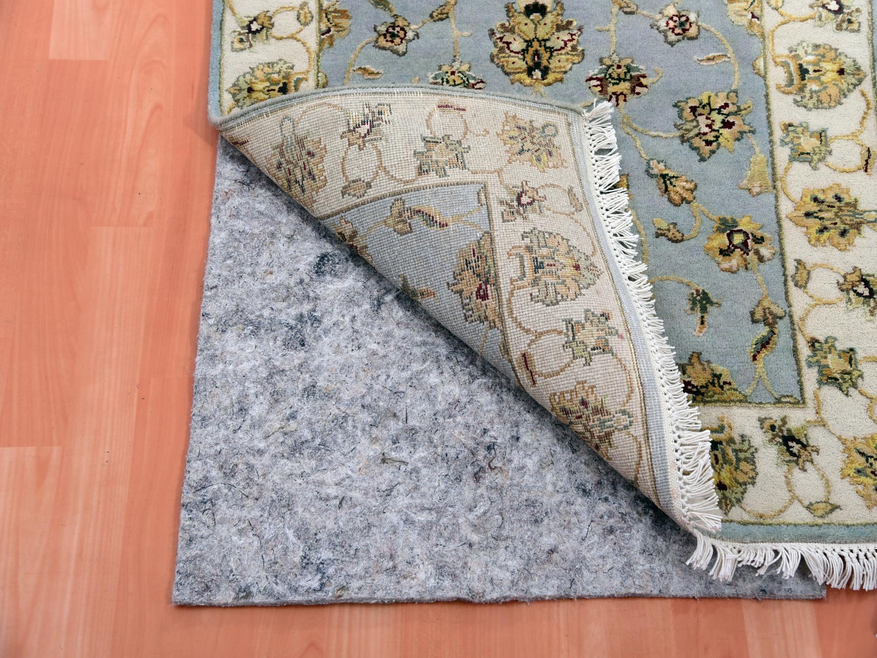 Rajasthan Traditional hand-knotted wool runner in Blue, 2'7" x 14'0", SKU O075377