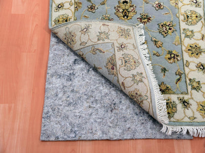 Rajasthan Traditional hand-knotted wool runner in Blue, 2'7" x 14'0", SKU O075377