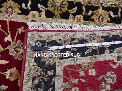 Red 2'9" x 12'3" Traditional Hand knotted Wool Rug - Sku: O075378