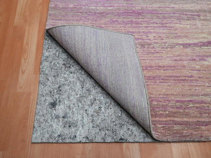Pink 9'0" x 12'3" Modern / Contemporary Hand knotted Wool Rug - Sku: O075512