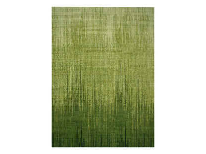 Modern / Contemporary hand-knotted wool rug in Green, 12'2" x 15'0", SKU O075541