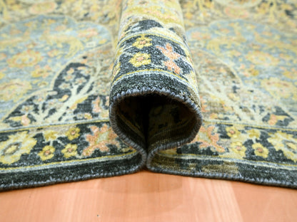 Black 11'11" x 15'7" Fine Oriental Hand knotted Wool Rug - Sku: O075560