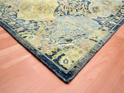 Black 11'11" x 15'7" Fine Oriental Hand knotted Wool Rug - Sku: O075560
