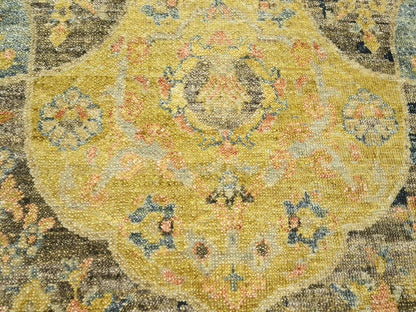 Black 11'11" x 15'7" Fine Oriental Hand knotted Wool Rug - Sku: O075560