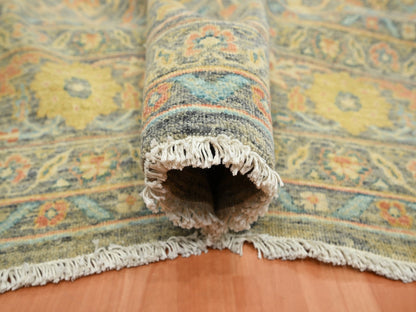 Mahal Oushak hand-knotted wool rug in Gray, 8'11" x 12'1" — SKU O075636 (view 5)