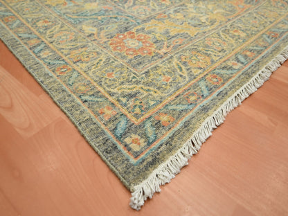 Mahal Oushak hand-knotted wool rug in Gray, 8'11" x 12'1" — SKU O075636 (view 6)