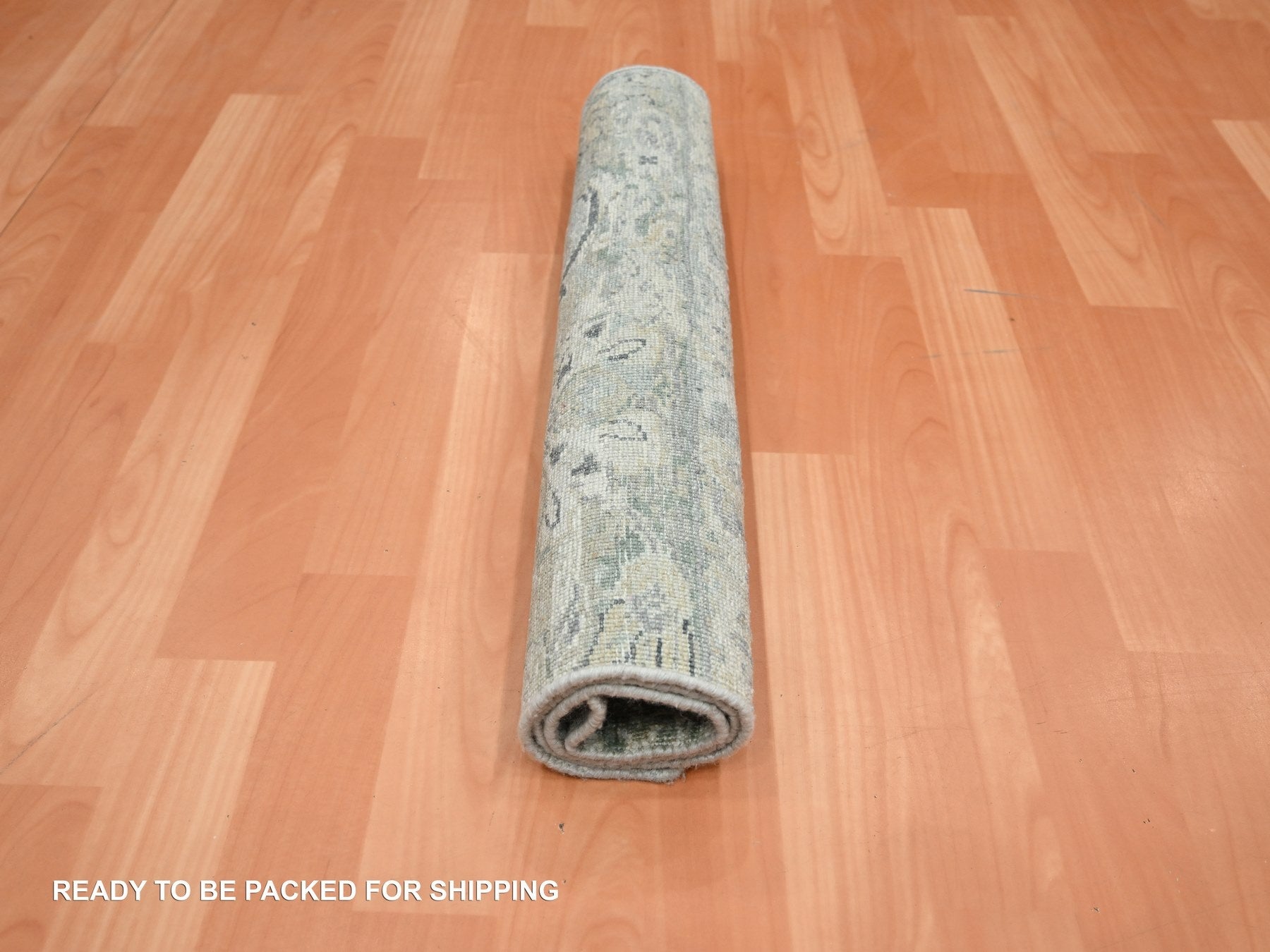 Oushak Oushak hand-knotted wool/silk rug in Gray, 2' x 3'2" — SKU O075659 (view 5)