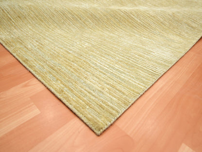 Brown 8'11" x 12'3" Modern and Contemporary Hand knotted Wool/Silk Rug - Sku: O075671