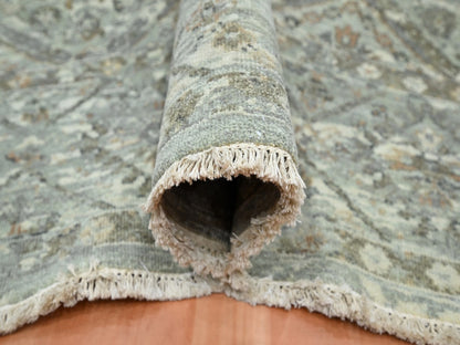 Oushak hand-knotted wool rug in Gray, 7'10" x 9'11" — SKU O075735 (view 5)