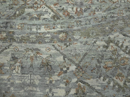 Oushak hand-knotted wool rug in Gray, 11'7" x 11'7" — SKU O075741 (view 8)