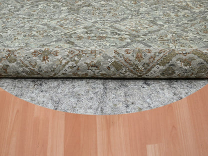 Oushak hand-knotted wool rug in Gray, 5'10" x 5'10" — SKU O075747 (view 3)