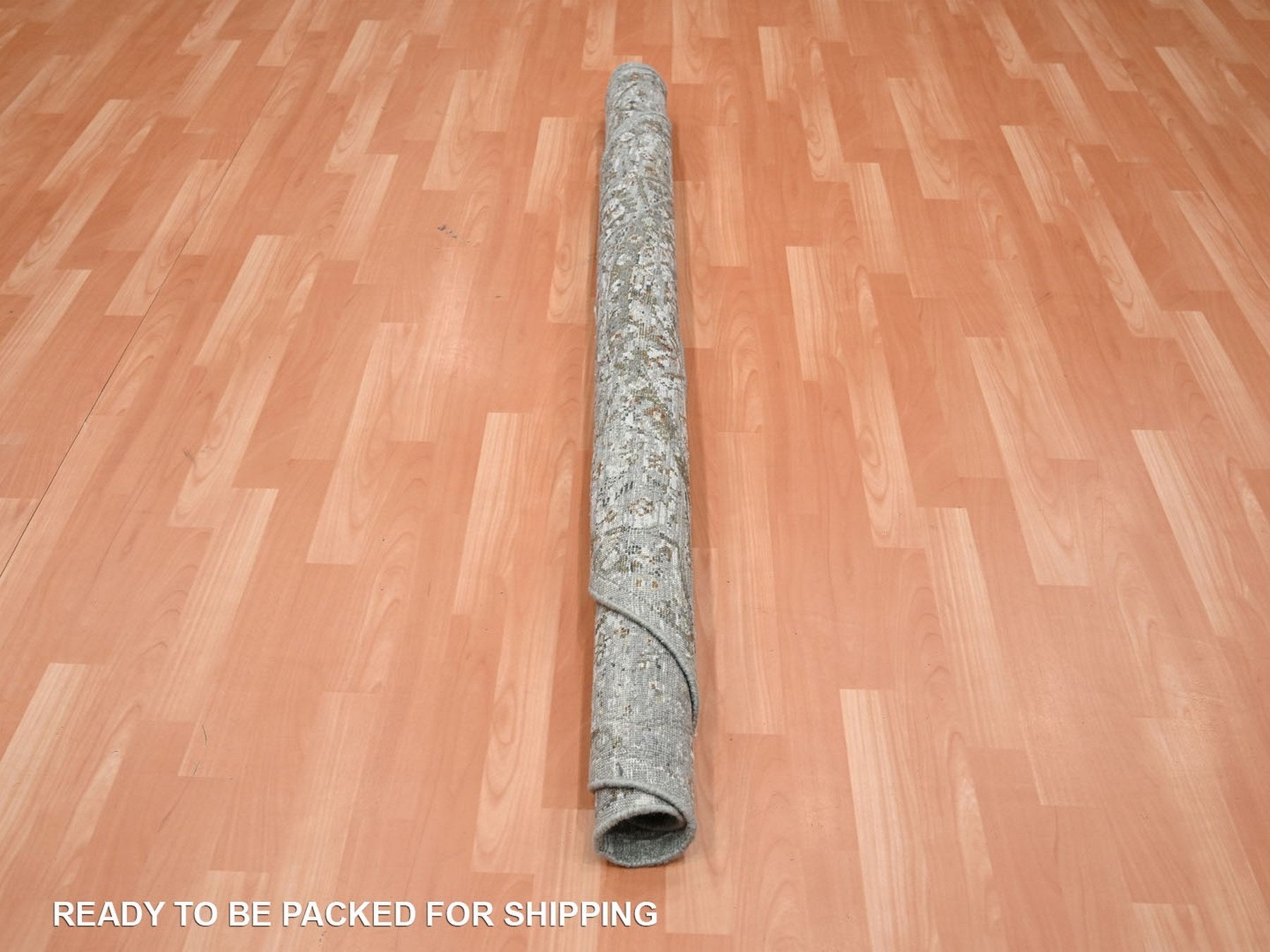 Oushak hand-knotted wool rug in Gray, 5'10" x 5'10" — SKU O075747 (view 5)