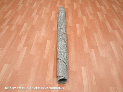 Oushak hand-knotted wool rug in Gray, 5'10" x 5'10" — SKU O075747 (view 5)
