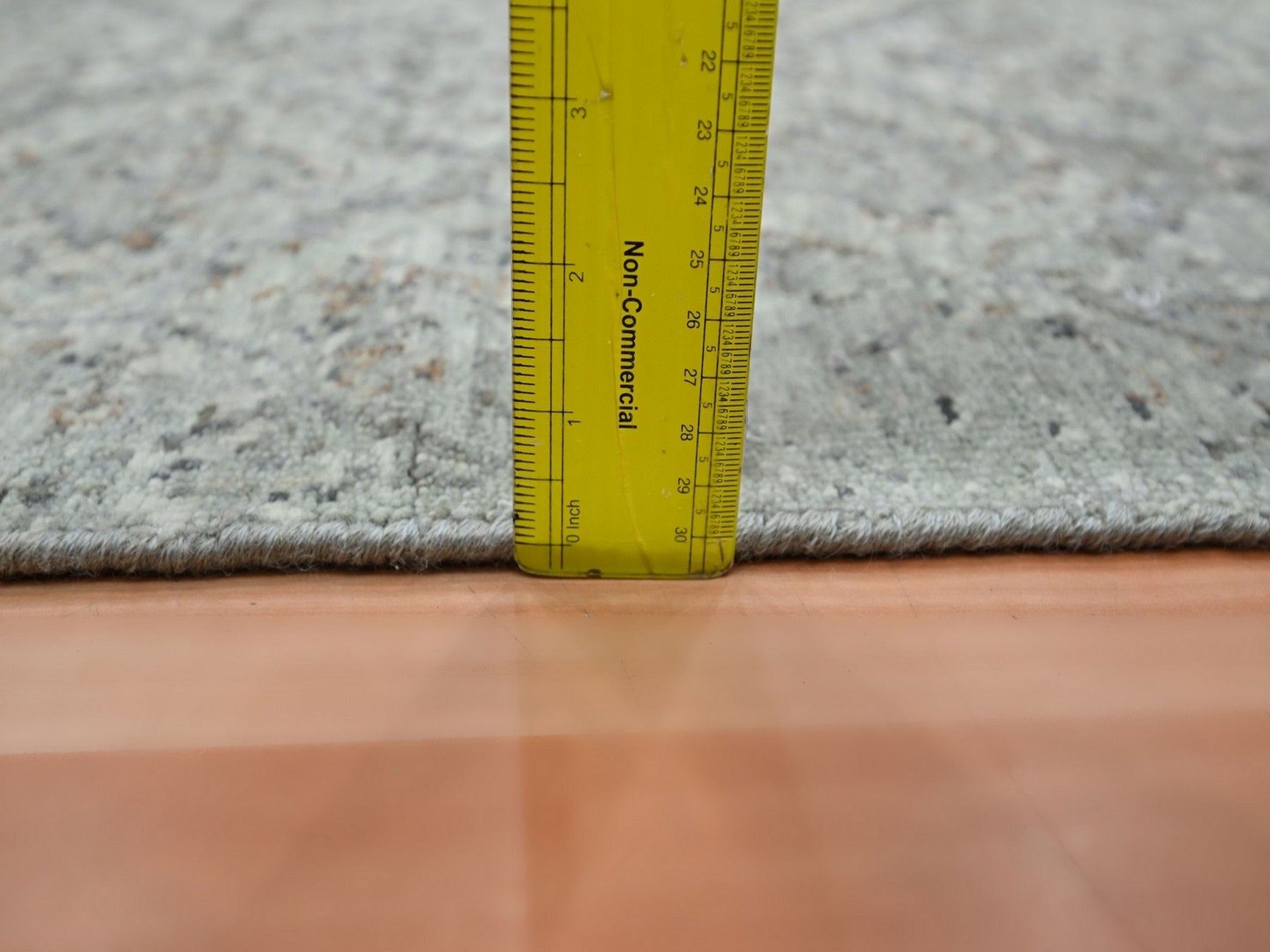 Oushak hand-knotted wool runner in Gray, 2'5" x 14' — SKU O075752 (view 6)
