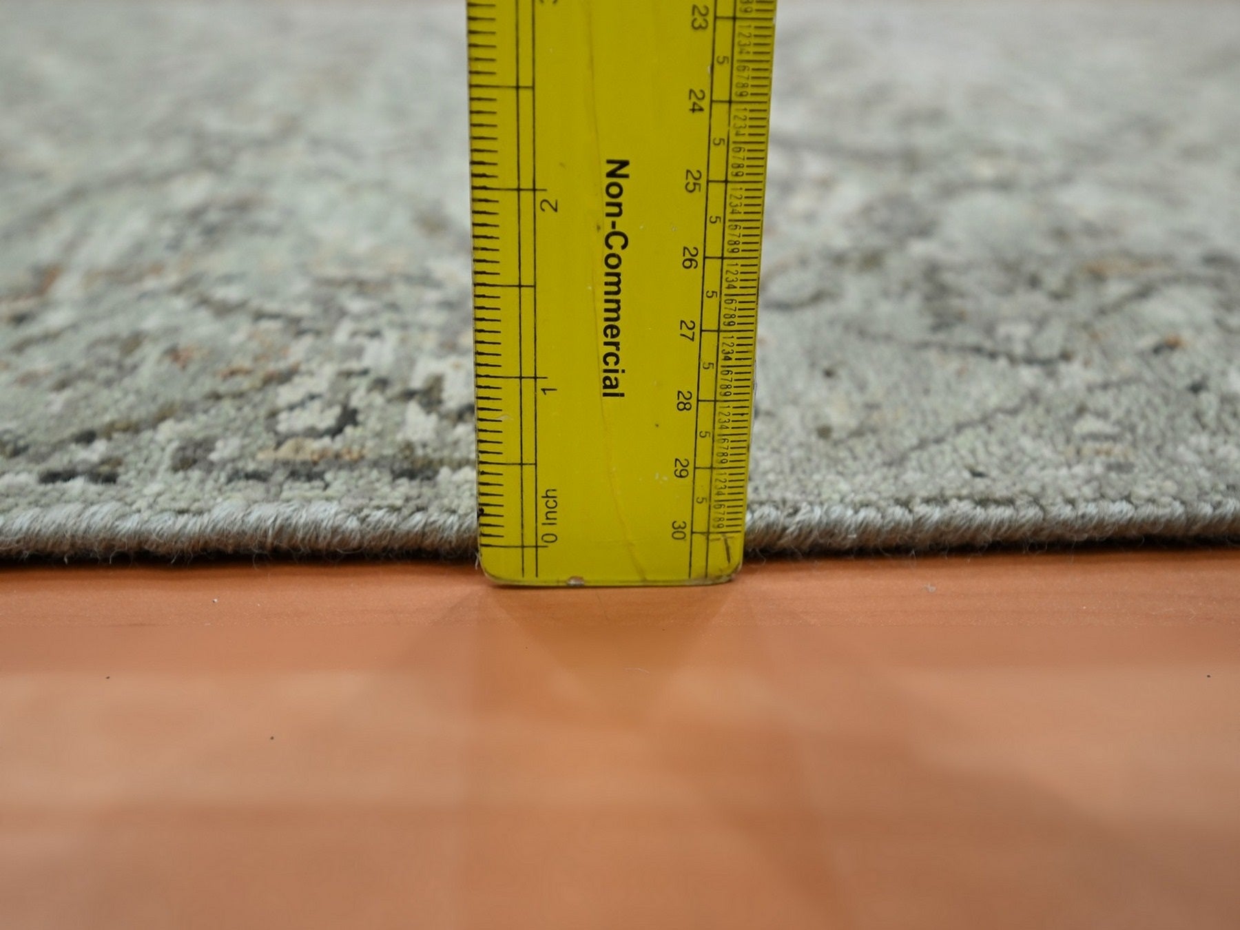 Oushak hand-knotted wool runner in Gray, 2'5" x 9'11" — SKU O075754 (view 6)