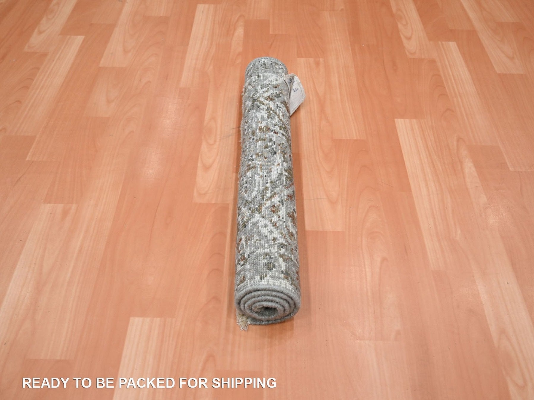 Oushak hand-knotted wool rug in Gray, 1'11" x 2'10" — SKU O075761 (view 5)