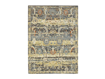 Brown 8'11" x 12'4" Transitional Hand knotted Wool Rug - Sku: O075829