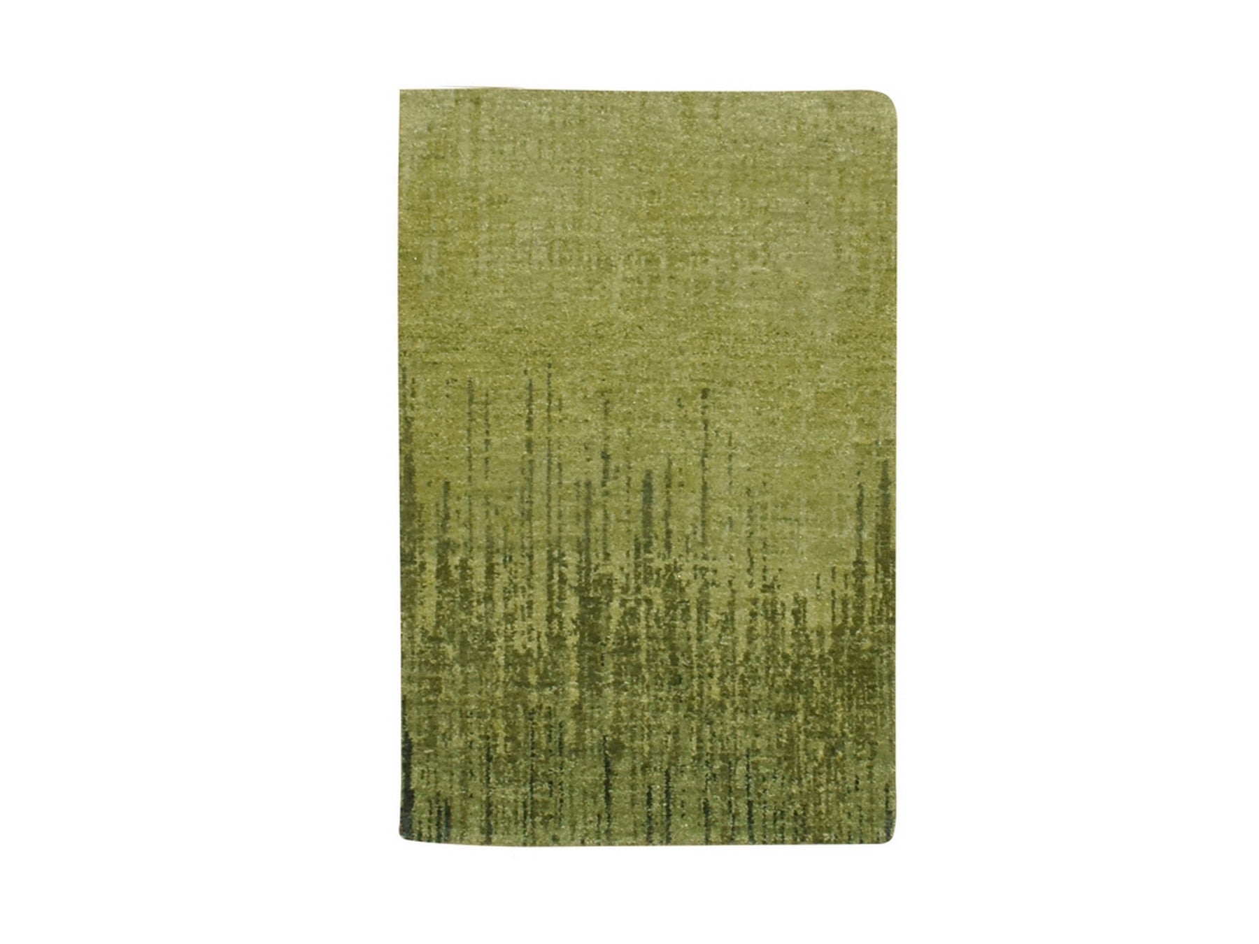 Green 2'1" x 3'3" Modern and Contemporary Hand knotted Wool Rug - Sku: O075863