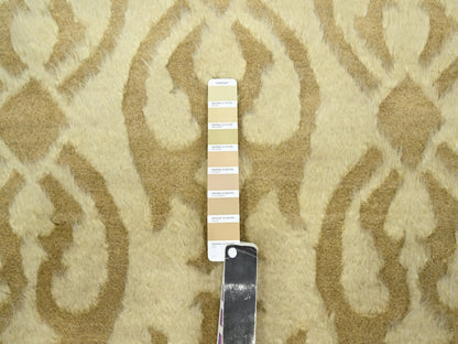 Modern / Contemporary hand-knotted wool rug in Ivory, 9'3" x 12'3" — SKU O075871 (view 7)