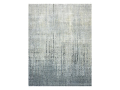 Modern / Contemporary hand-knotted wool rug in Gray, 12'1" x 15'1" — SKU O075886