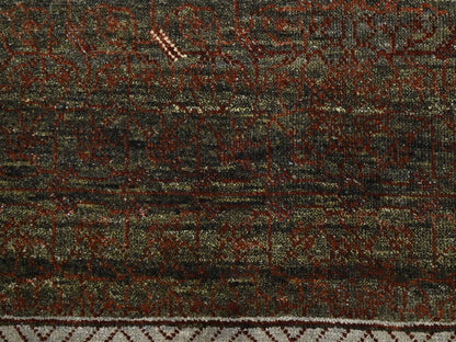 Brown 9'11" x 14'1" Khotan and Samarkand Hand knotted Wool Rug - Sku: O075888
