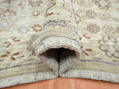 Beige 8'11" x 11'11" Fine Oriental Hand knotted Wool Rug - Sku: O075891