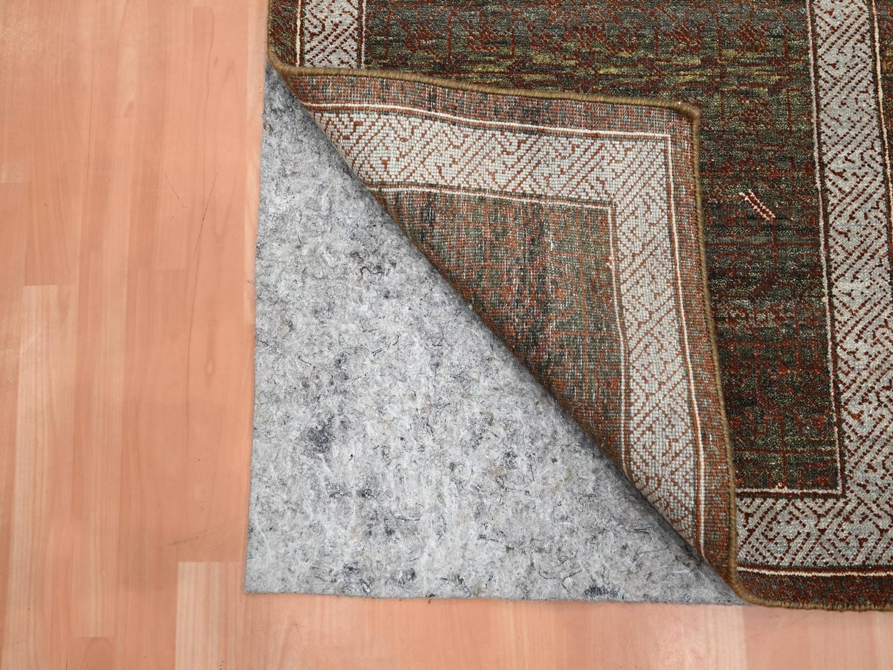 Khotan Khotan hand-knotted wool runner in Brown & Ivory, 2'6" x 6' — SKU O075902 (view 3)