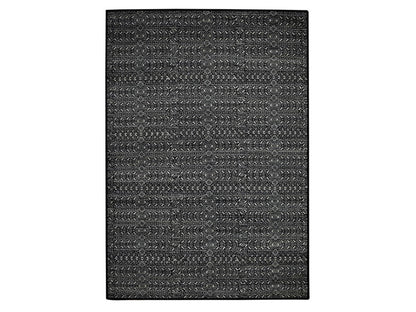 Black 9'10" x 14'4" Fine Oriental Hand knotted Wool/Silk Rug - Sku: O075930