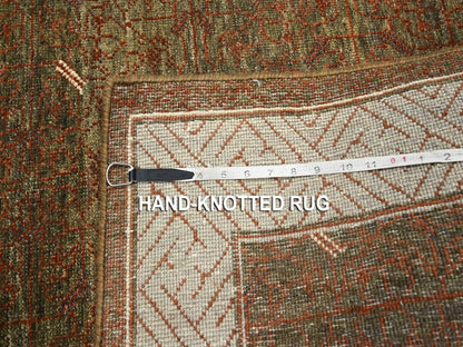 Khotan Khotan hand-knotted wool rug in Brown & Ivory, 4' x 6'3" — SKU O075942 (view 7)