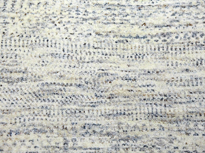 Ivory 15'0" x 19'11" Modern and Contemporary Hand knotted Wool Rug - Sku: O076004