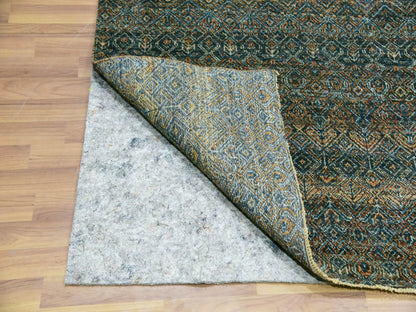 Modern / Contemporary hand-knotted wool rug in Brown, 8'1" x 10'1", SKU O076005