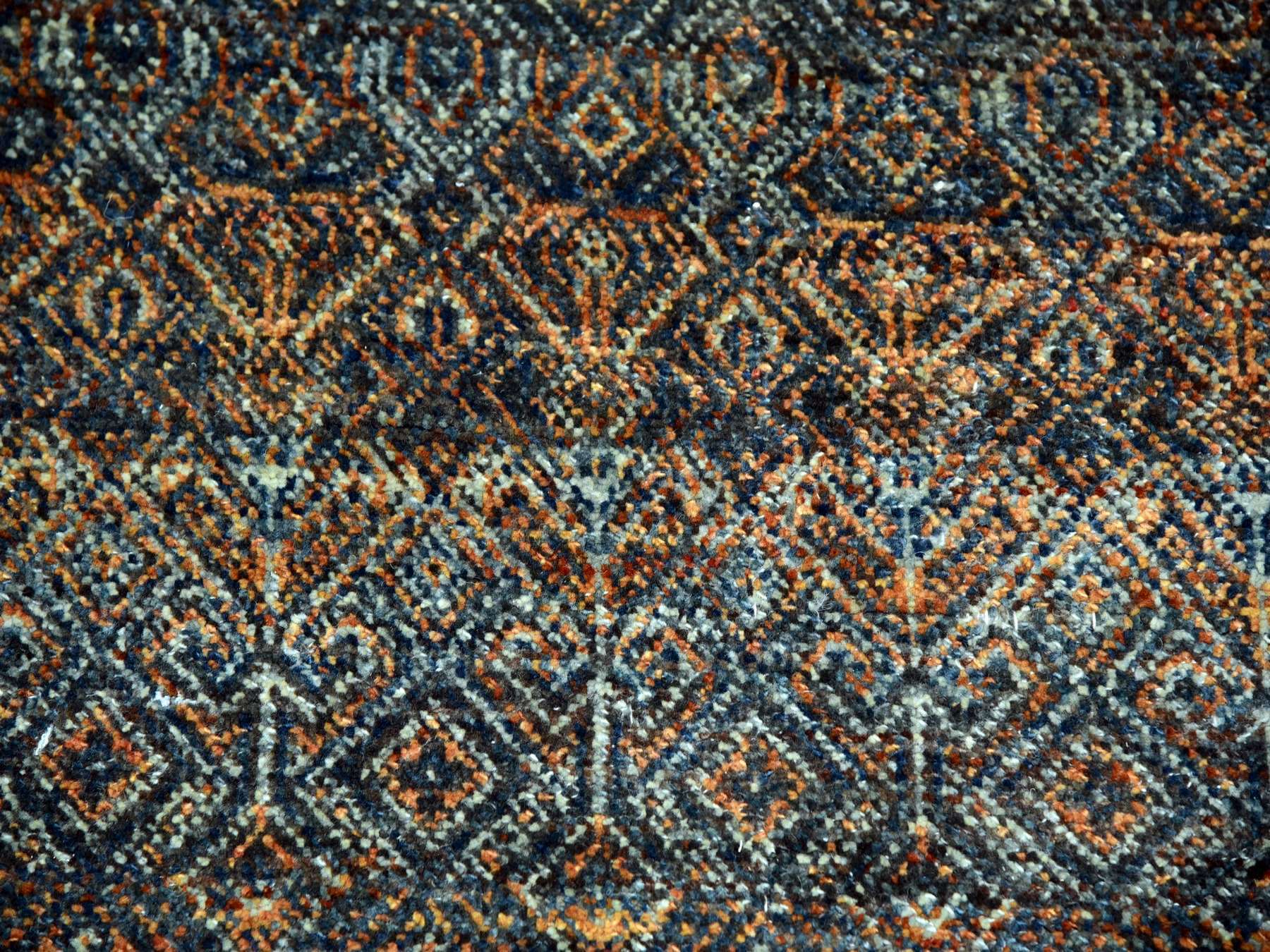 Modern / Contemporary hand-knotted wool rug in Brown, 8'1" x 10'1", SKU O076005