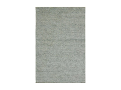 Ivory 5'10" x 9'1" Modern and Contemporary Hand knotted Wool Rug - Sku: O076024