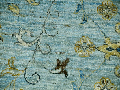 Agra Oushak / Peshawar hand-knotted wool rug in Blue, 11'10" x 15'0", SKU O076056