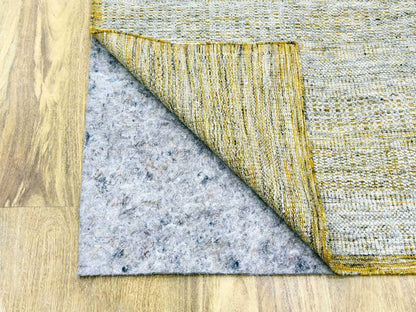 Yellow 10'1" x 14'1" Modern and Contemporary Hand knotted Wool Rug - Sku: O076064