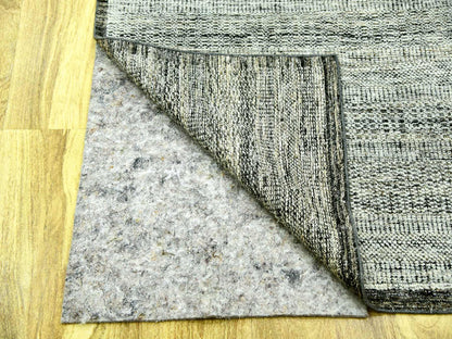 Modern / Contemporary hand-knotted wool rug in Black, 12'2" x 15'0", SKU O076067