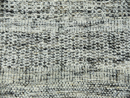 Modern / Contemporary hand-knotted wool rug in Black, 12'2" x 15'0", SKU O076067