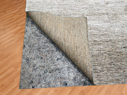 Modern / Contemporary hand-knotted silk rug in Brown, 9'1" x 11'10", SKU O076071