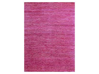 Pink 8'11" x 12'3" Modern / Contemporary Hand knotted Silk Rug - Sku: O076075