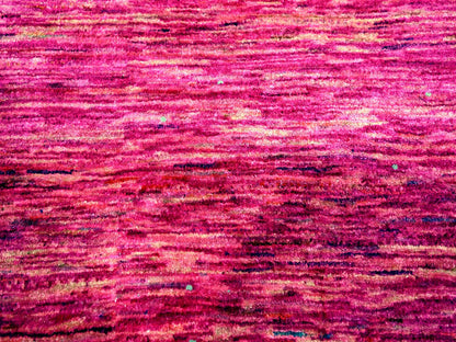 Pink 8'11" x 12'3" Modern / Contemporary Hand knotted Silk Rug - Sku: O076075