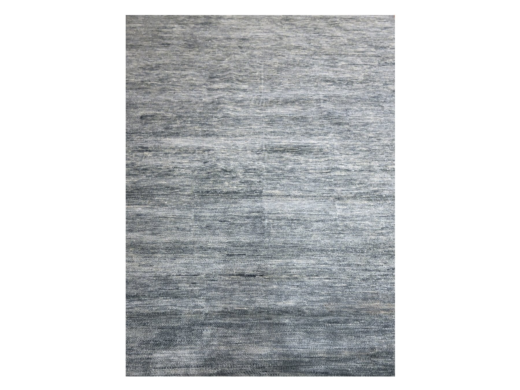 Modern / Contemporary hand-knotted wool rug in Gray, 9'1" x 12'2", SKU O076076
