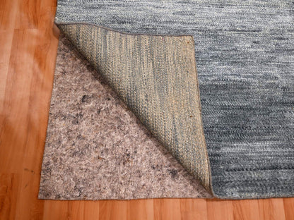 Grey 9'1" x 12'2" Modern / Contemporary Hand knotted Wool Rug - Sku: O076076