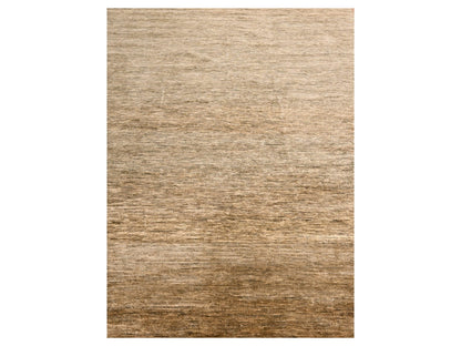 Modern / Contemporary hand-knotted wool rug in Brown, 9'4" x 12'4", SKU O076078