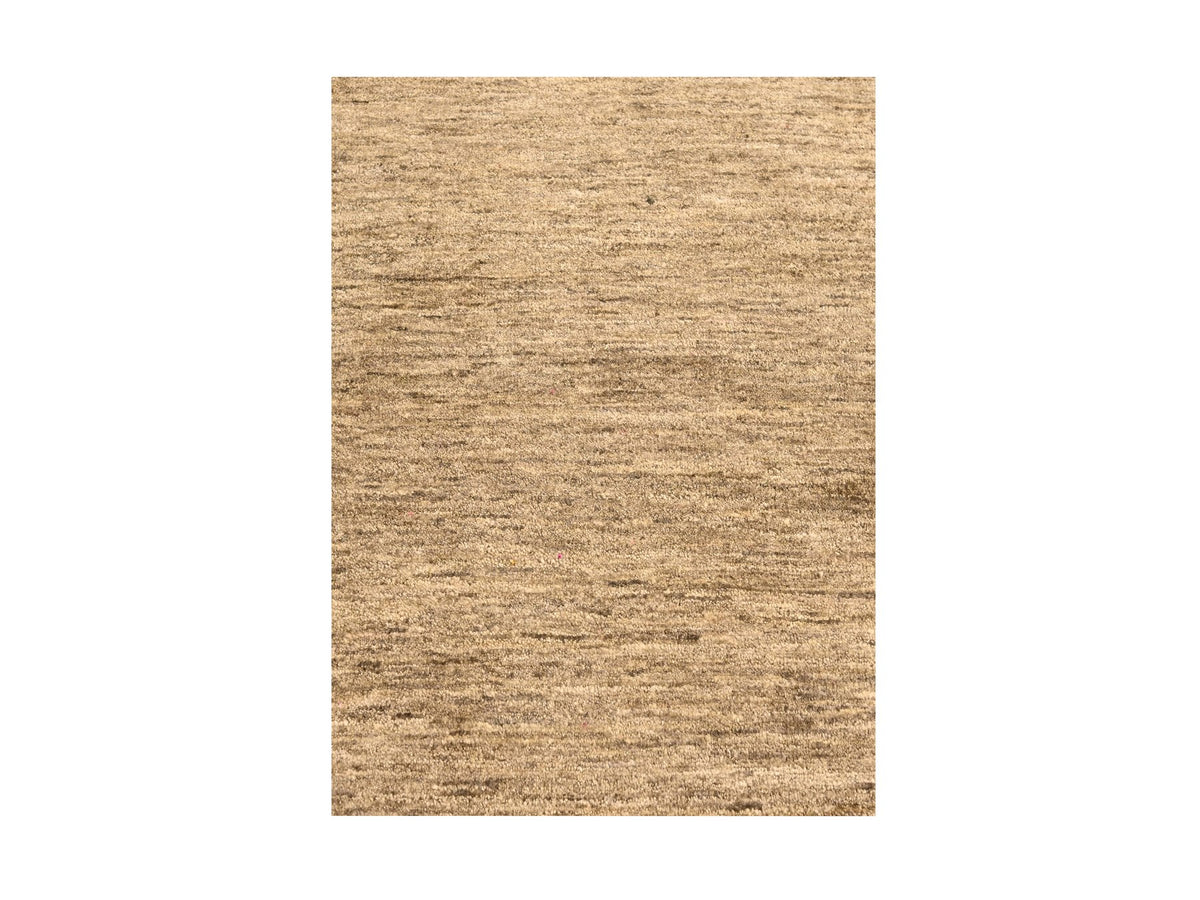 Modern / Contemporary hand-knotted silk rug in Brown, 2'0" x 3'0", SKU O076100