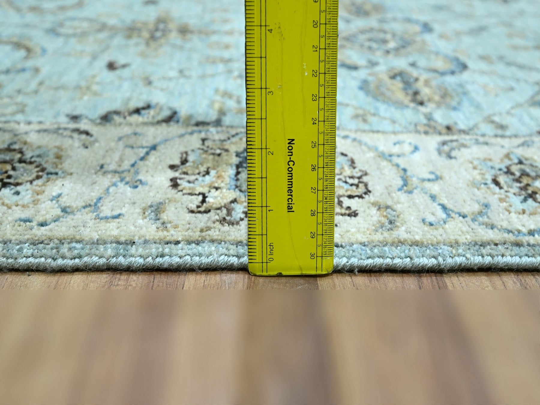 Agra Oushak / Peshawar hand-knotted wool runner in Blue, 2'7" x 13'11", SKU O076116